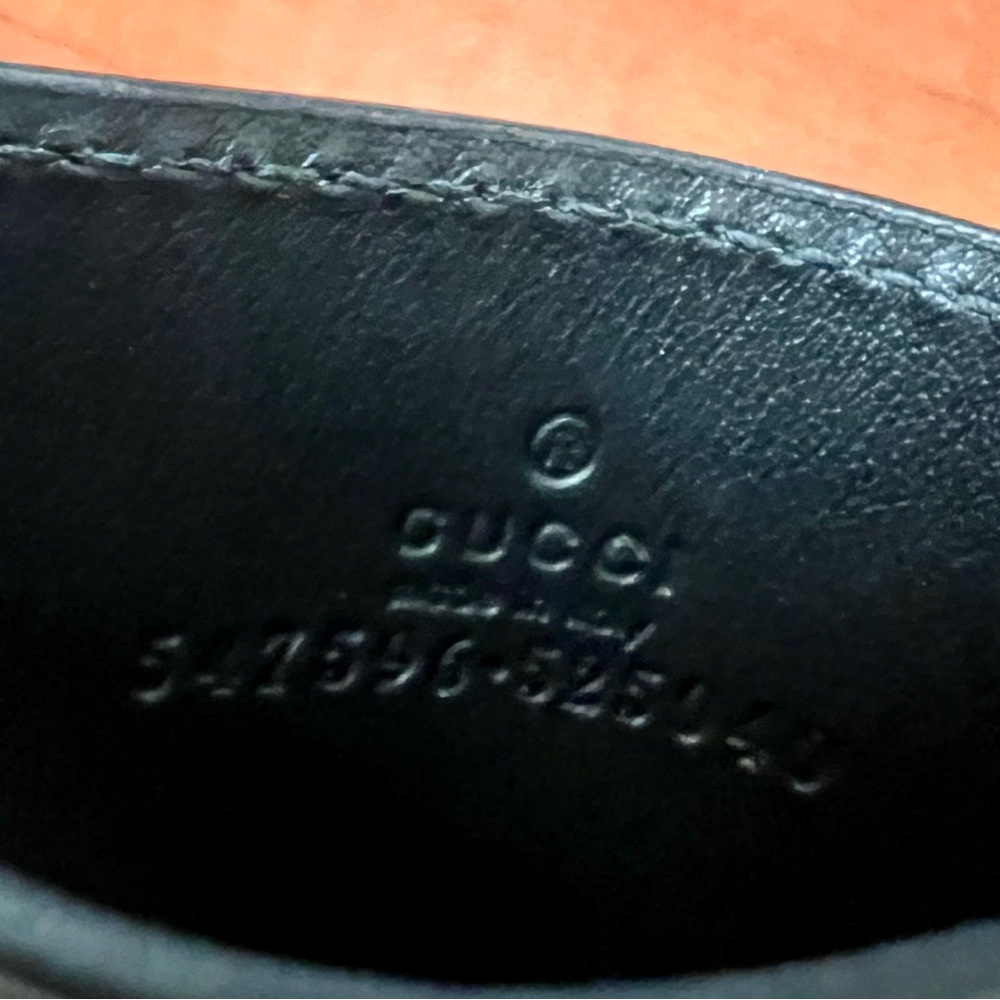 Gucci Black Leather Card Holder - Picture 3 of 4